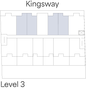 building keyplan for level 3 unit A5