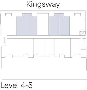 building keyplan for level 4-5 unit A5